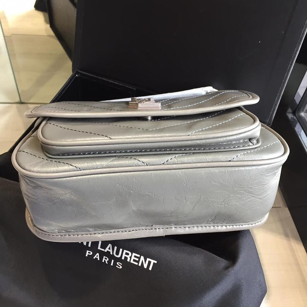 Sac Niki Baby Gris pour femme de YSL