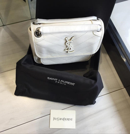 Sac Niki Baby Blanc pour femme de YSL