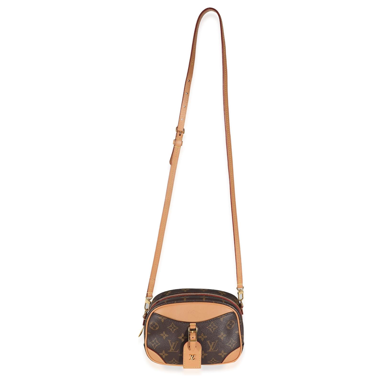 Sac Louis Vuitton Toile Monogram Mini Deauville Marron