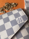 Louis Vuitton Pochette Félicie Sac Damier Azur Blanc