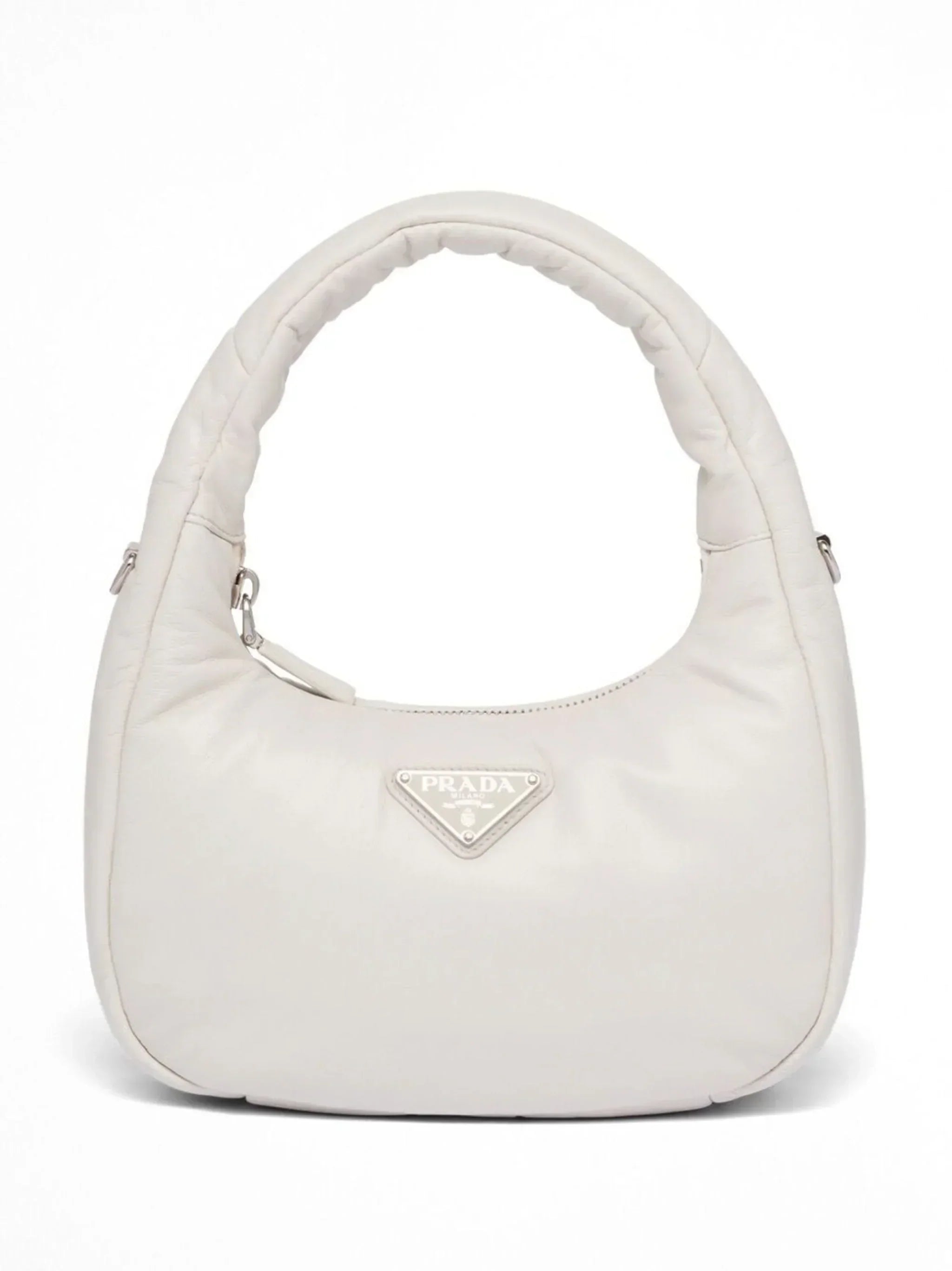 Sac Bandoulière de Prada Nylon Blanc Haute Qualité