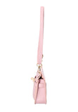 Sac Hermes Rose Poudre à Bandoulière avec Boucle de Verrouillage pour Femmes