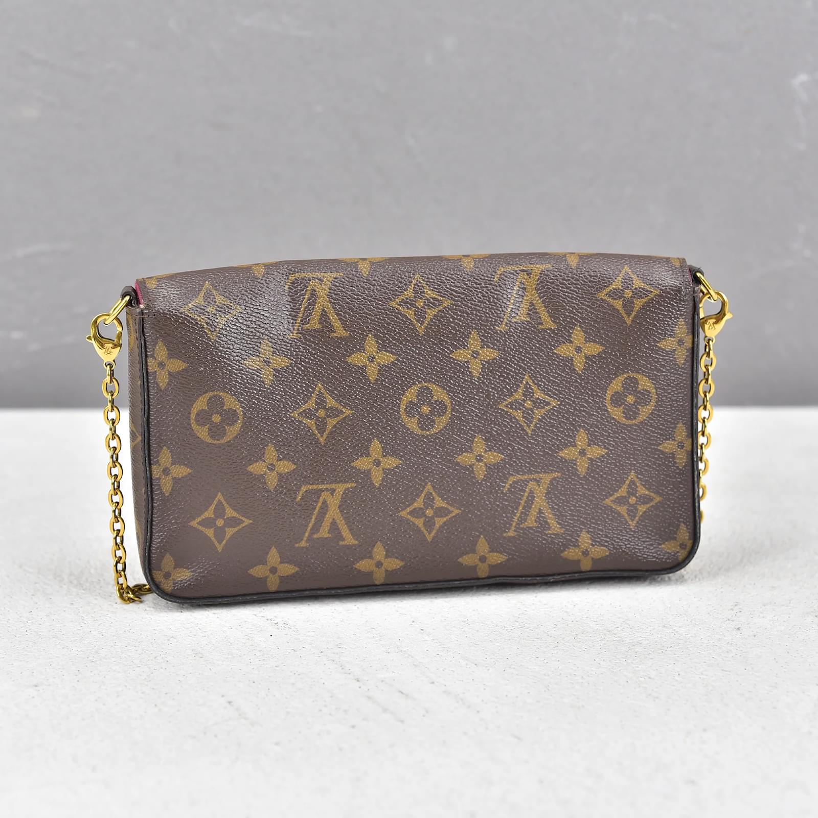 Sac Louis Vuitton Monogramme Félicie Marron