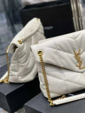 Sac à main Blanc Puffer Toy matelassé Yves Saint Lorent