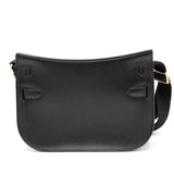 Sac Hermes Noir à Bandoulière avec Boucle de Verrouillage pour Femmes
