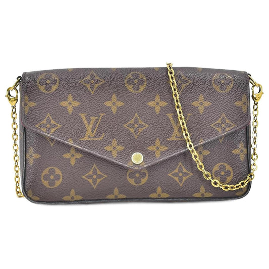 Sac Louis Vuitton Monogramme Félicie Marron